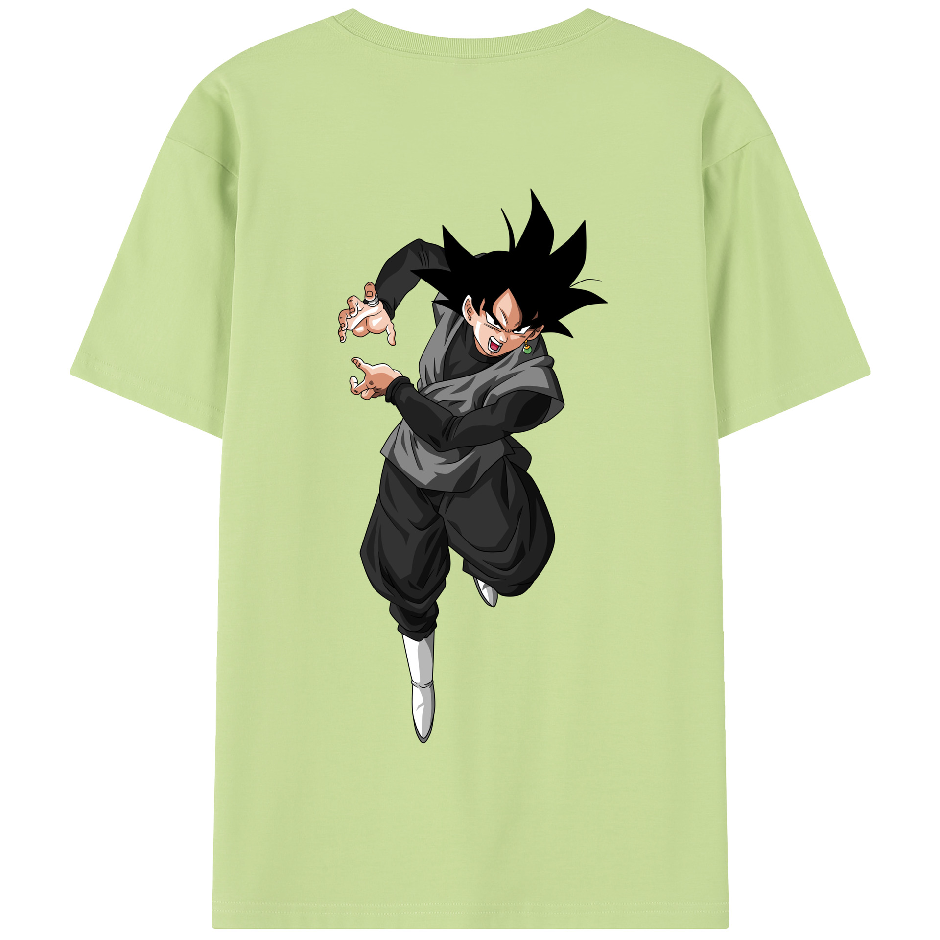 （画像用） ドラゴンボール ベジータ四世（Bejīta Yonsei）DRAGON BALL Vegeta IV 綿100％半袖Tシャツ（背面プリント）
